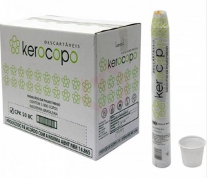 KEROCOPO - COPO 050ML BRANCO - CX.50X100UN