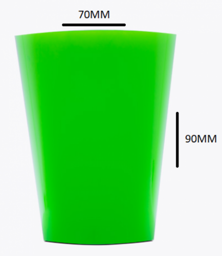 PLASTILANIA - COPO PIC-200 VERDE ESCURO - CX.60X10UN