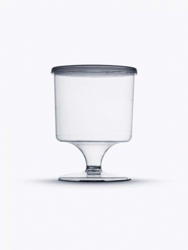 PLASTILANIA - TACA PIT-150 CRISTAL C/TAMPA - CX.40X05UN