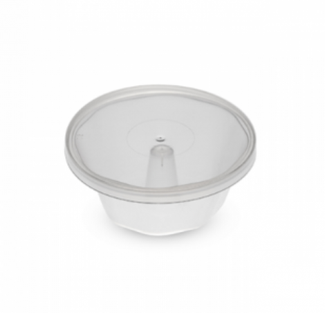 PLASTILANIA - MINI FORMA PUDIM 080ML C/TAMPA - CX.16X20UN