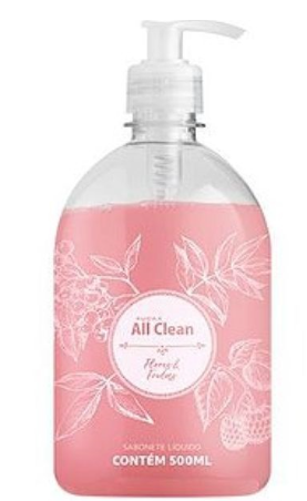 AUDAX - SABONETE ALL CLEAN FLORES E FRUTAS 1LT - CX.6UN