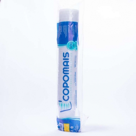 COPOMAIS - COPO 300ML BRANCO - PT.100UN