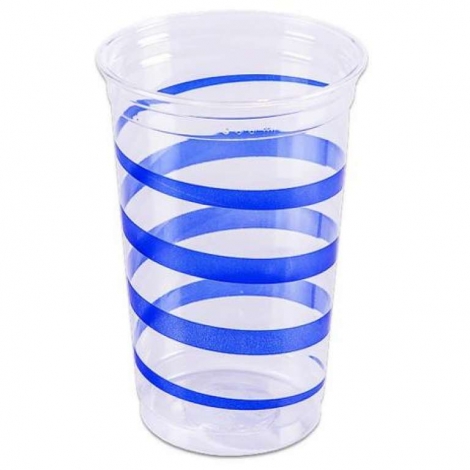 PRAFESTA - COPO 300ML MANIA FESTA AZUL (8614) - CX.20X30UN