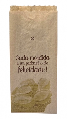 MP - SACO PAPEL KRAFT NEW 05 KG (CADA MORDIDA) - PT.400UN