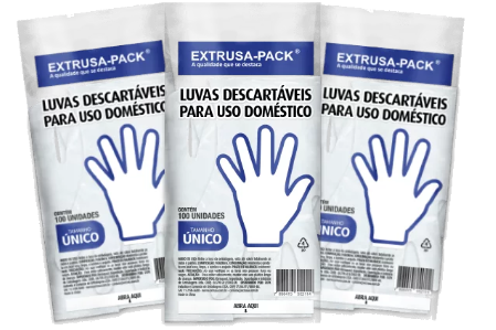 EXPK - LUVA DESCARTAVEL POLIETILENO - CX.50X100UN