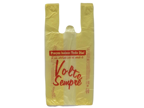 RMPK - SACOLA IMPRESSA-B5 30 X 40 VOLTE SEMPRE AMARELO - PT.700UN