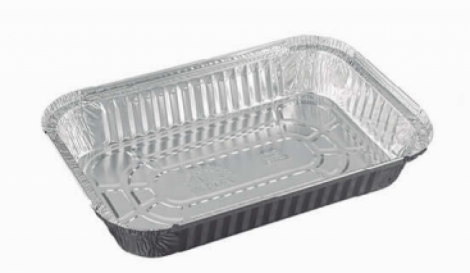WYDA - BANDEJA ALUMINIO D8 1500 ML (275X185X48) - CX.100UN