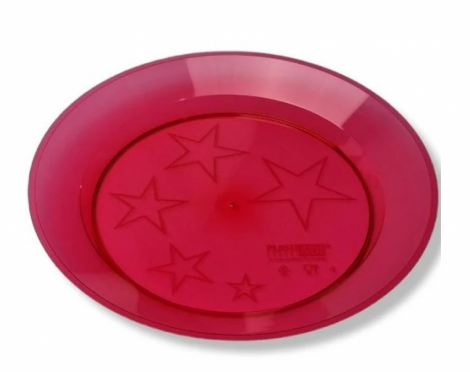 PLASTILANIA - PRATO MASTER 021 VERMELHO - CX.30X10UN