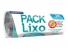PACK LIXO ANTI COVID 030 LITROS CINZA 59X62 RL 30 UN